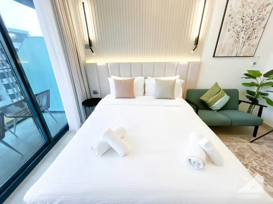 Opulent Studio With Balcony At Aziz Riviera Dubai Verenigde Arabische Emiraten